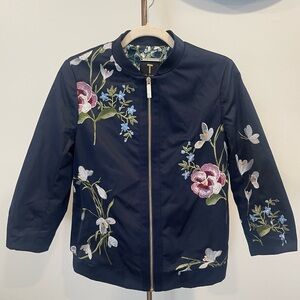 Ted Baker London Spring Meadow Bloomah Bomber Jacket
